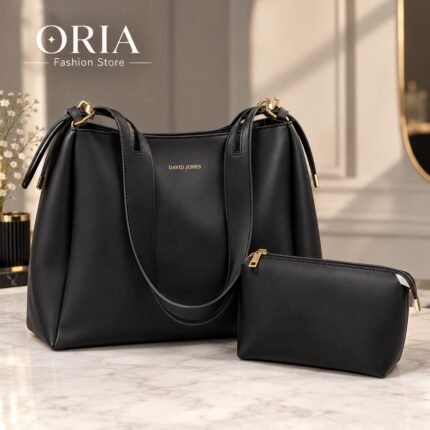 David Jones 2-Piece Bag Set - Black